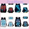 67 Set Zaino Scolastico Cartone Animato Anime Con Materiale Pu Traspirante Per Studenti