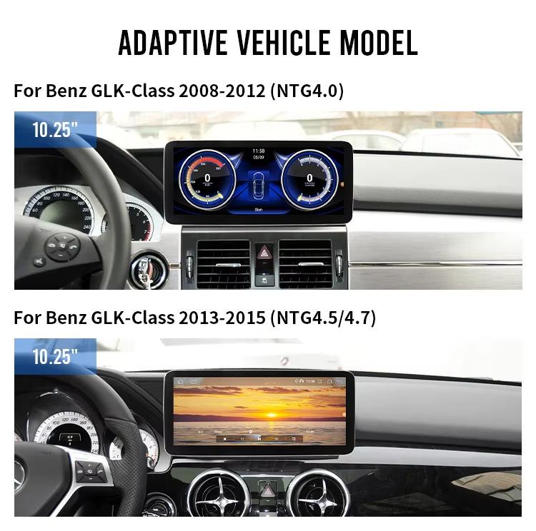 Mercedes-Benz A-Class Dual-Screen Android Navigation System with Large Central Control Display