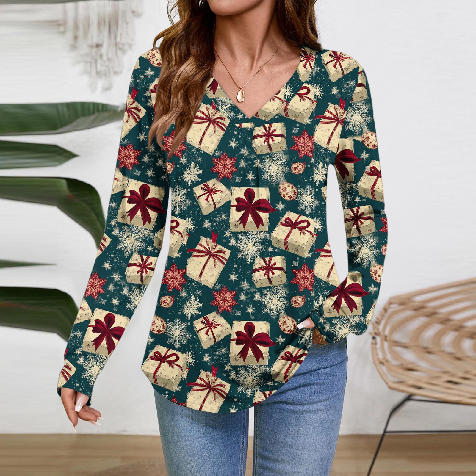 

Женские топы с длинным рукавом, нарядные повседневные футболки с V-образным вырезом, базовые футболки, одежда для отпуска, осенняя модная одежда S