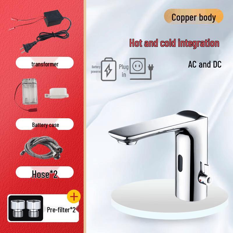 Zhongshu Smart Hot & Cold Infrared Sensor Basin Faucet