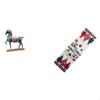 Horse Sculpture Table Runner Ornament for Living Room Desk Holiday Decor Seasonal Winter Bookcase
