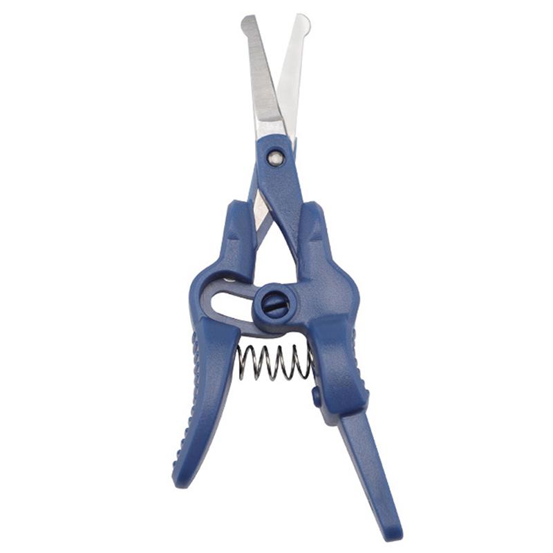 Nose Hair Scissors Stainless Steel Round Head Beauty Trimmer Nose Hair Trimmer Portable Ergonomics Nose Hair Cutter