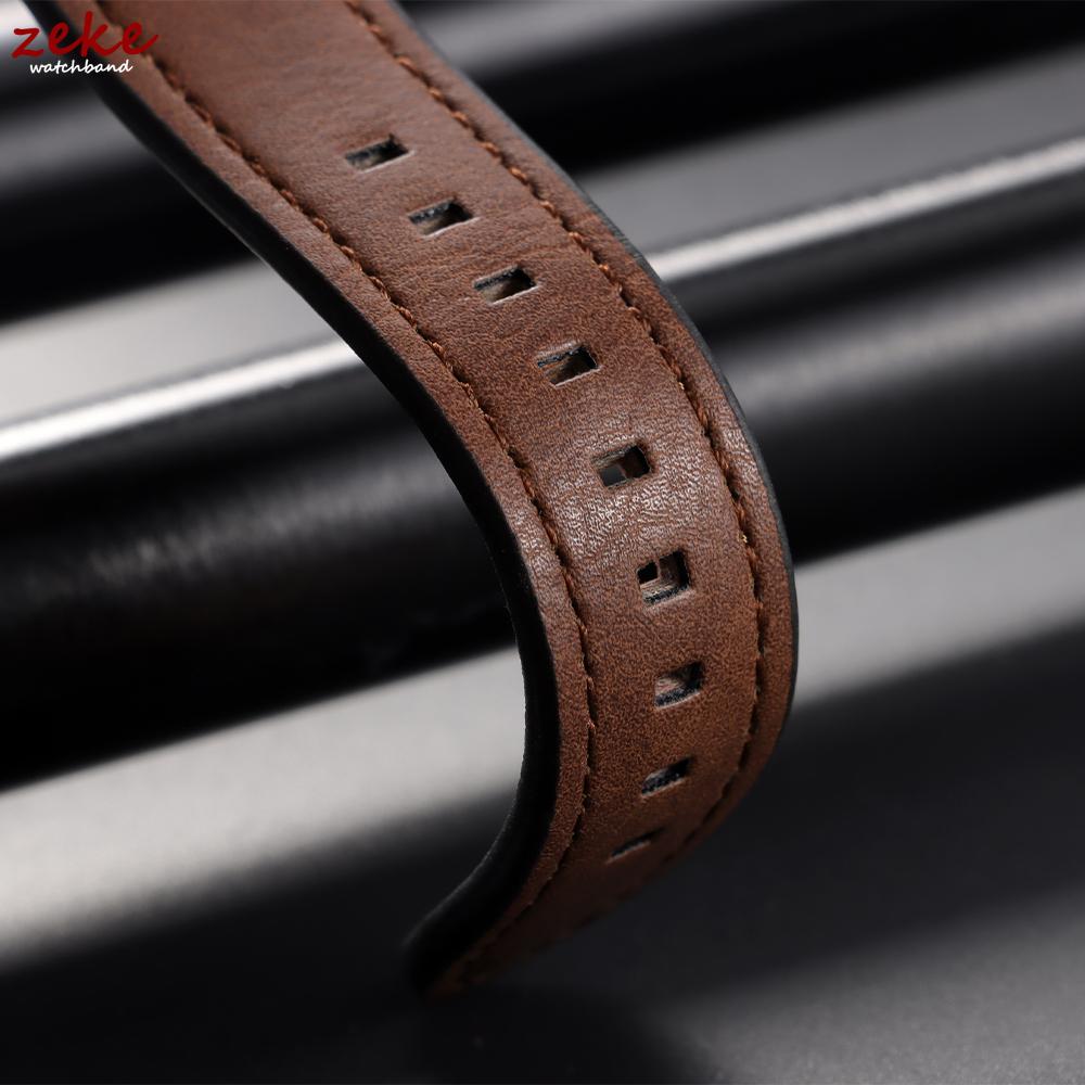 20/22mm Leather Strap Watchband for Amazfit Balance Smart Wristband Quick Release Bracelet for Omega for Seiko Watch Accessories