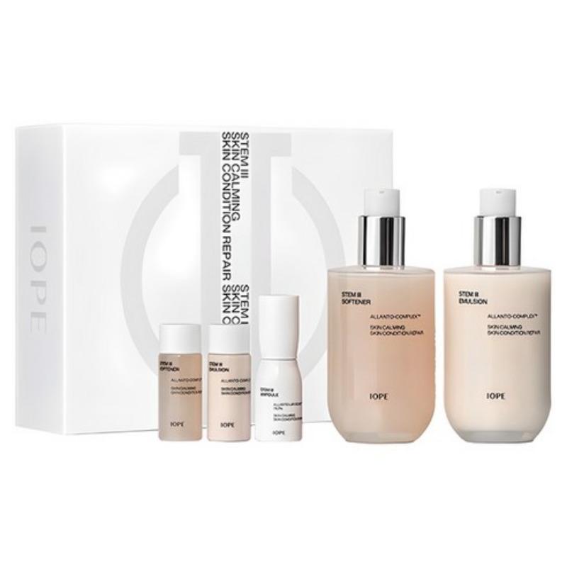 [IOPE] Stem III Skincare Special Set – Softener 150mL + Emulsion 150 mL + Ampoule Set