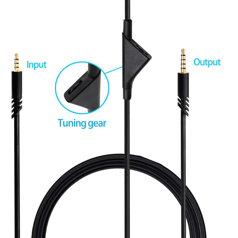 Audio Cable for Logitech Astro A10, A40, A30 Gaming Headsets - Tuning Version