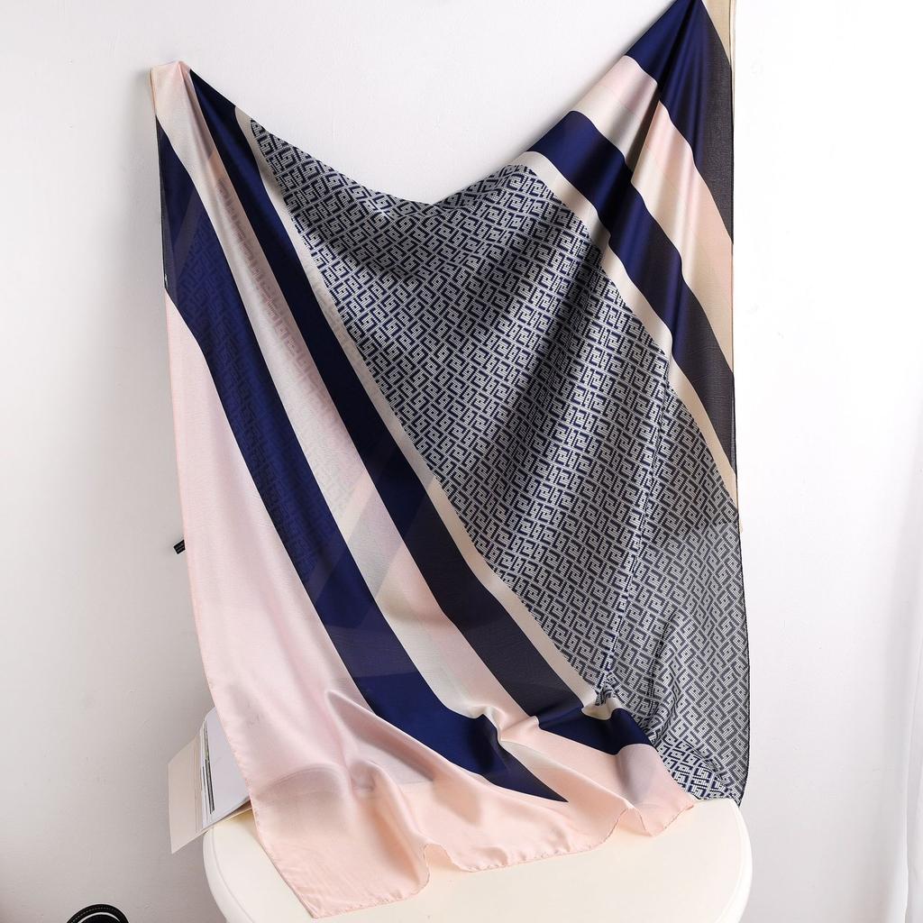 Hochwertige, luxuriöse Seidenschals, Stirnband, Schals, Halstuch für Damen, Ketten-Seidenschal, dekorativer Schal für Damen