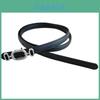Cintura Classica in Pelle da Donna per Jeans con Fibbia in Lega per Stile Casual