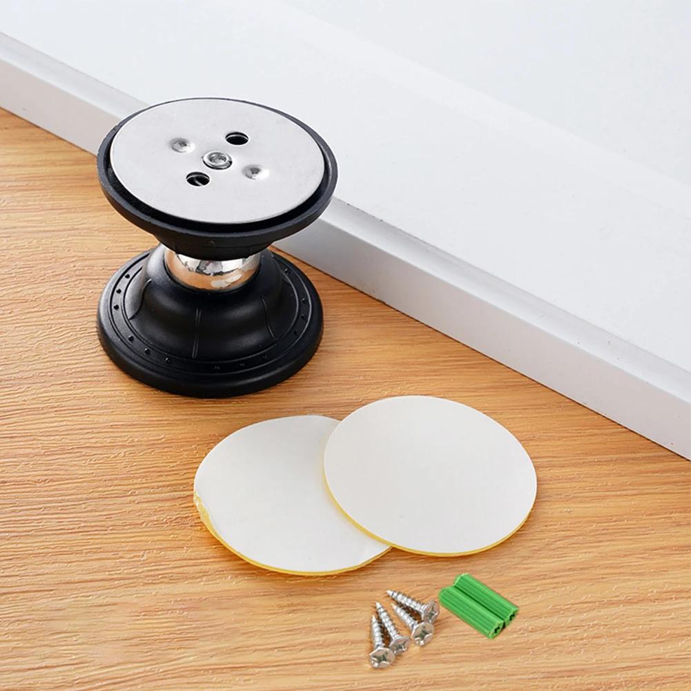 Silicone Door Stop Magnetic Suction Door Holder Anti Collision Windproof Doorstop Bedroom Door Wall Protector Floor Suction