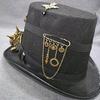 Steampunk Hat Steampunk Traveler Hat Gothic Punk Top Hat With Detachable Goggles