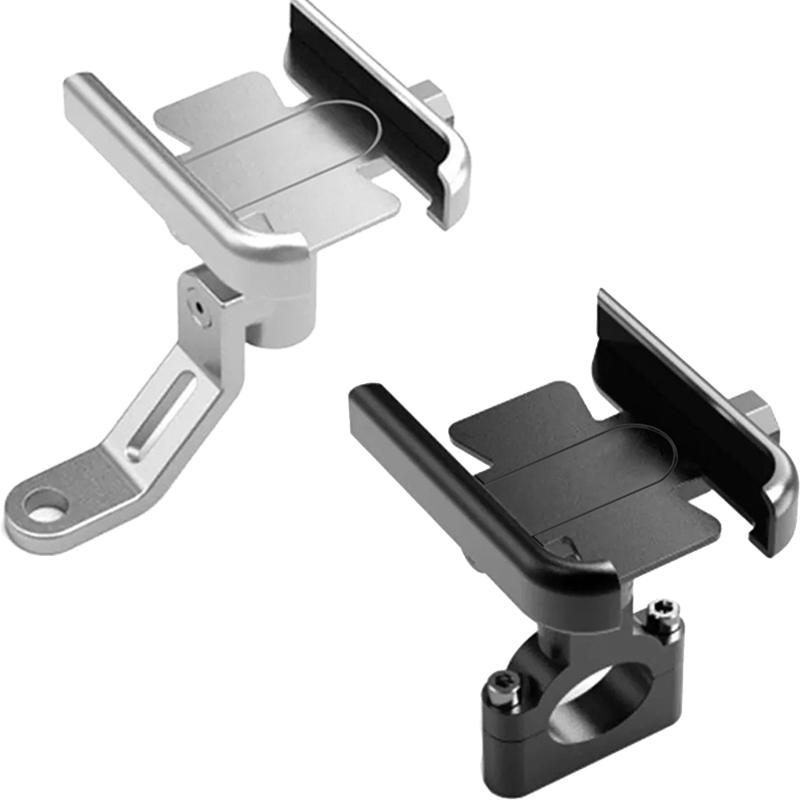 Motorcycle Bicycle Phone Holder GPS Bracket Cellphone Stand Rearview Mirror Handlebar Mount Compatible For Xiaomi iPhone NEW