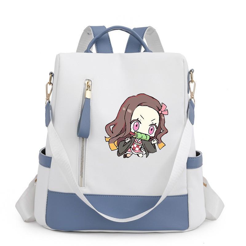 Stilvoller Oxford-Nylon-Rucksack für Damen Streetwear Reise Schultasche Mit Wasserdichten Diebstahlschutz-Merkmalen