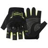 7JI Summer Half Finger Gloves with Abrasion Resistant PVC Protective Pad Anti-Slip Design Breathable