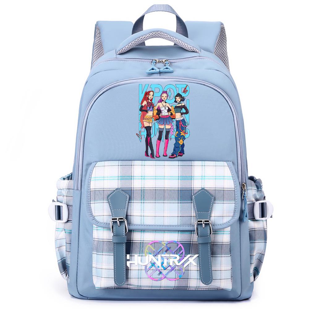 Anime Cartoon K-Pop Printed Large Capacity Backpack for Teenger Student Girl Boy Schoolbag Bookbag Women Waterproof Travel Bag Kid Gift Mochila