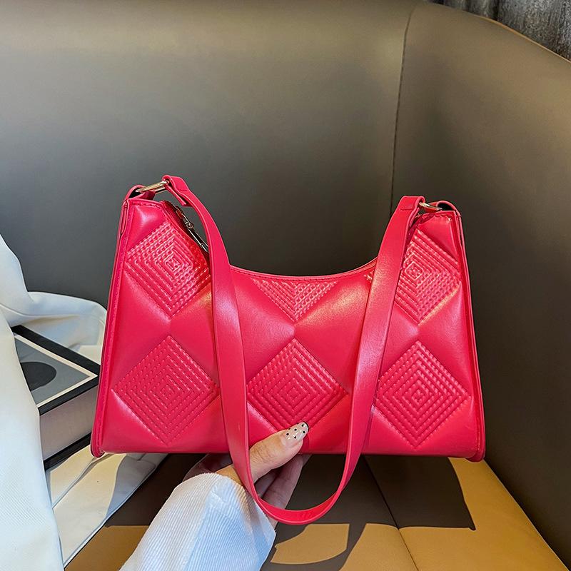 Bags Women'S Fashion Small Square Bags Niche Pressure Shell Shoulder Bags Trend Versatile Underarm Small Square Bags Trend