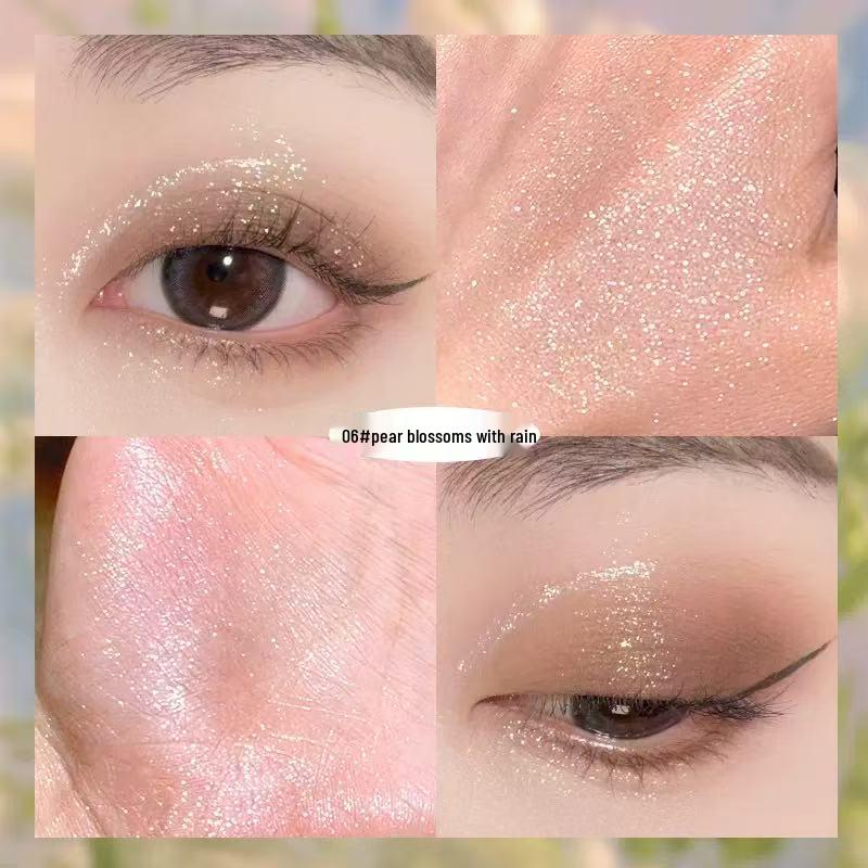 NOVO5851 Dual-Head Shimmer Eyeshadow Stick: Easy One-Swipe Highlight & Contour