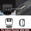 For Subaru Forester 2025 2026 Interior ABS Front Rear Car Roof Reading Light Lamp Switch Lampshade Panel Cover  Accessories