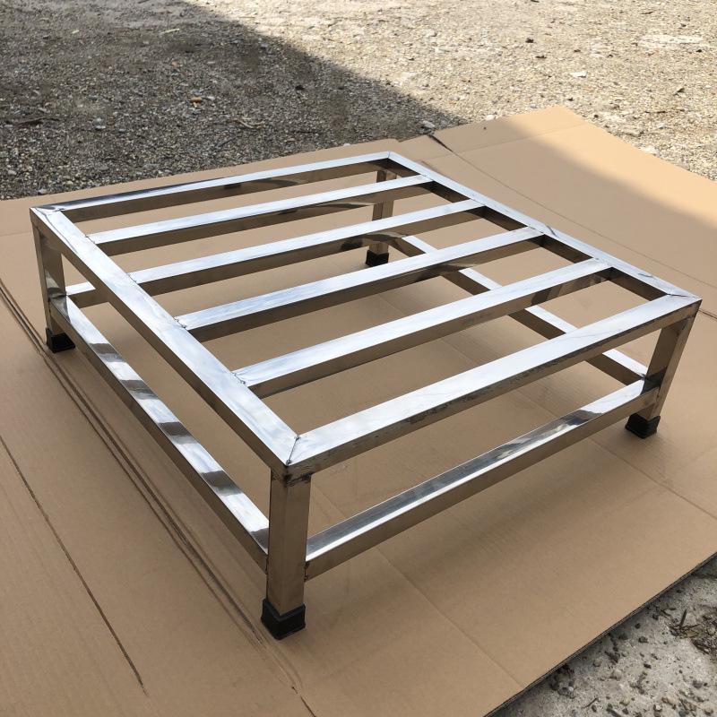 Nerezový víceúčelový regál a zvýšená spodní skříňka