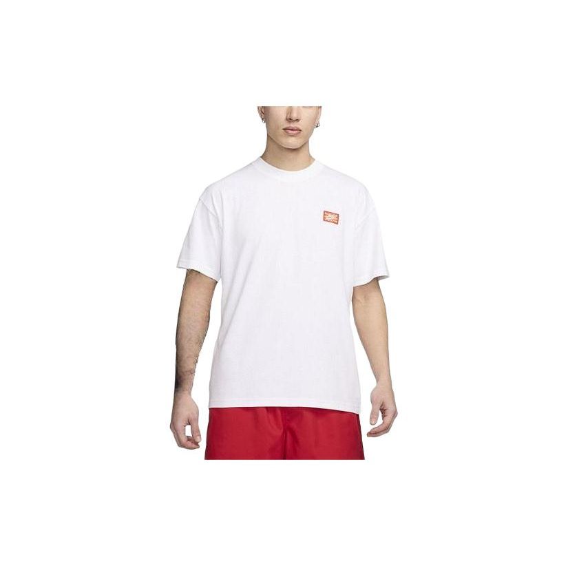 

Nike Max90 Pattern Pullover Round Neck Short Sleeve T-Shirt Men T-Shirts White FV3721100 L