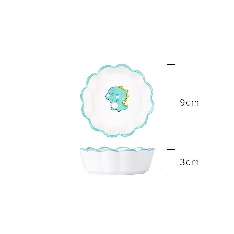Petal-Shaped Ceramic Dipping Dishes (3-Pack)