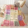 Vintage 1926 Anniversary Greetings Flannel Blanket-Soft and Suitable for Sofas,Beds,Offices,Travel,All Seasons,Great Gift for Holidays and Birthdays.