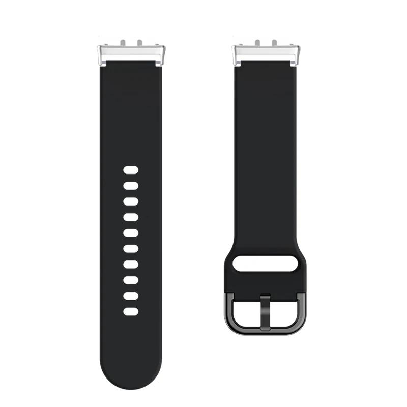 Skin-Friendly Band Fit for Samsung Galaxy Watch Fit 3 Soft Silicone Colorful Buckle Strap for Samsung Galaxy Watch Fit 3