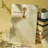 A5 Kraft Paper Vintage String Tie Envelopes Tear Resistant for Bridal Shower Invitation Card Small Gift Packaging