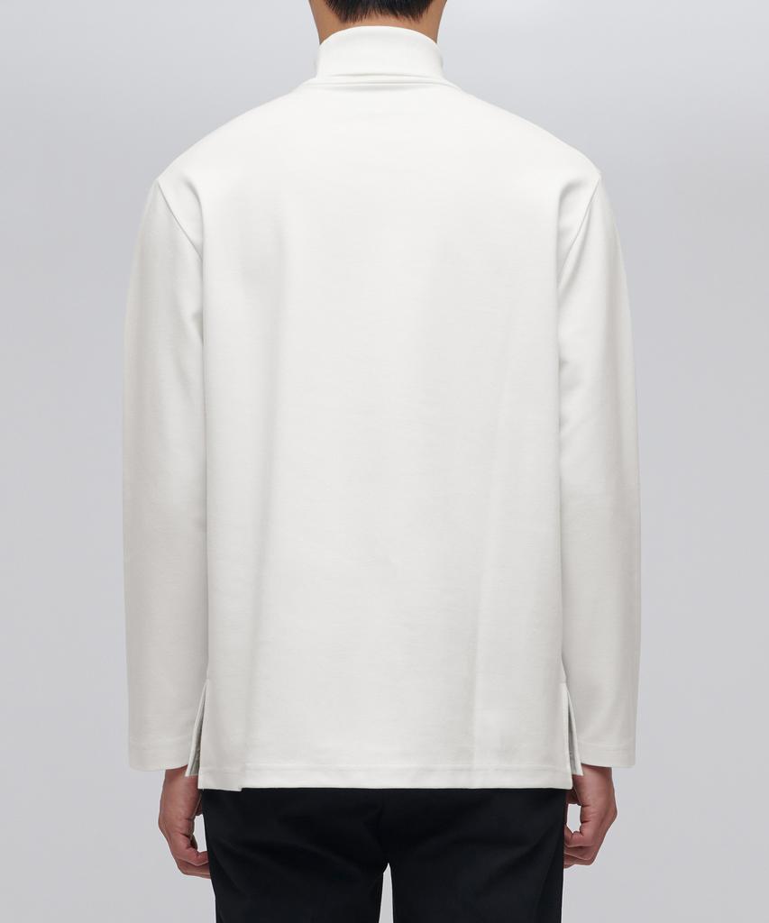 MUSINSA STANDARD Ponte Turtleneck Long Sleeve T-Shirt [Cream]