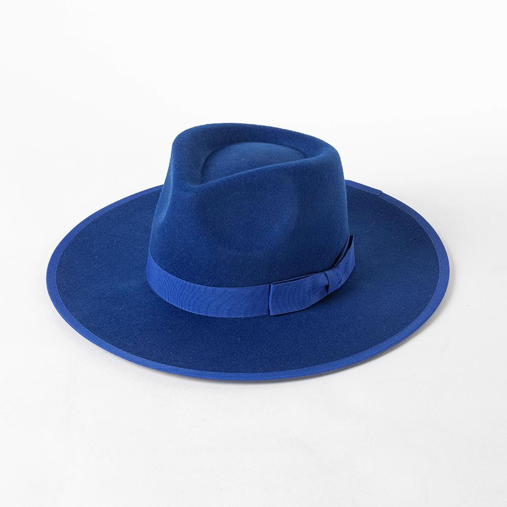 Cappello Fedora di Marca di Lusso per Donna Cappello Panama Cappelli Jazz per la Chiesa Cappelli Invernali Eleganti in Lana Cappello Rosa Cappello da Matrimonio