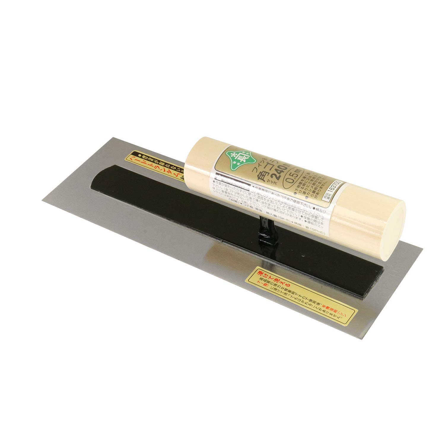 

Midoricho Fit Square for and General Civil Engineering Also Suitable for Diatomaceous Earth Trowel, 0.5mm Thick, 240mm, Striking, Finishing, Repairs,