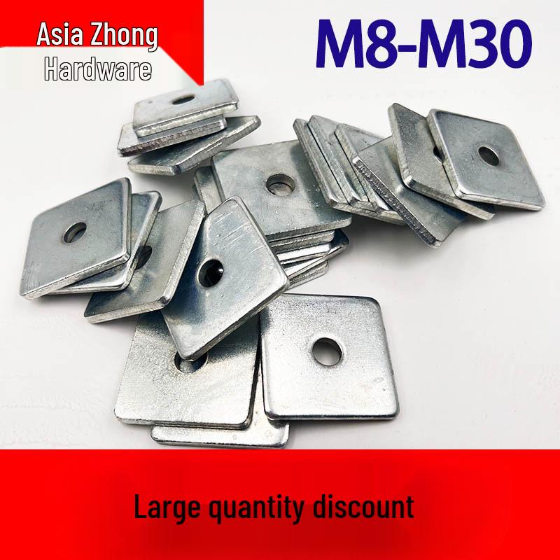 Extra Large Thick Galvanized Square Washer M8-M30