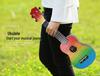 Hand-Painted 21-Inch Cartoon Ukulele for Beginners - Playable Student Instrument