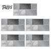 Oil Proof Wall Stickers for Bathroom 5Pcs Vintage Brick Tile Stickers, Waterproof Oil‑Proof Wallpaper, Peel Removable Backsplash Rental &