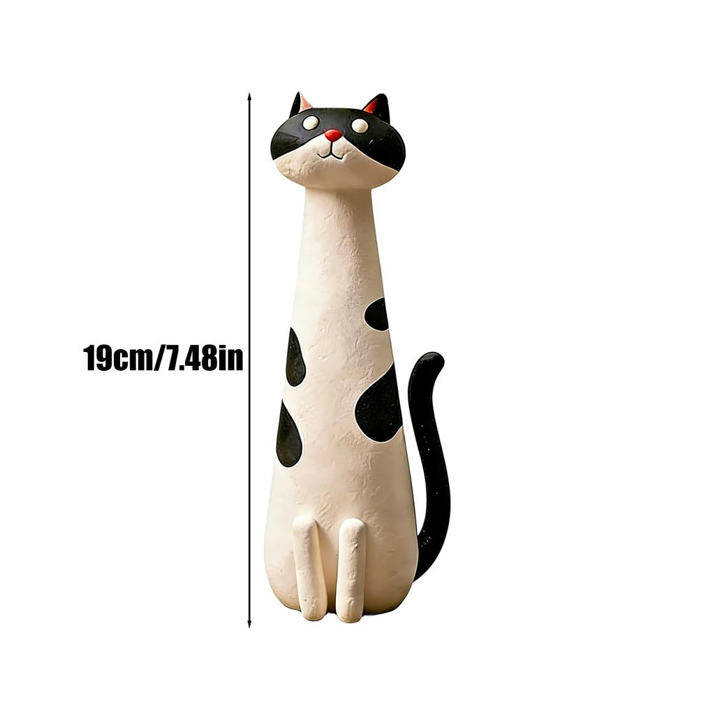 Cute cat shaped flower vase Long-Necked Cat Vase universal dried flowers vase A whimsical cat vase cat-themed decorative vase