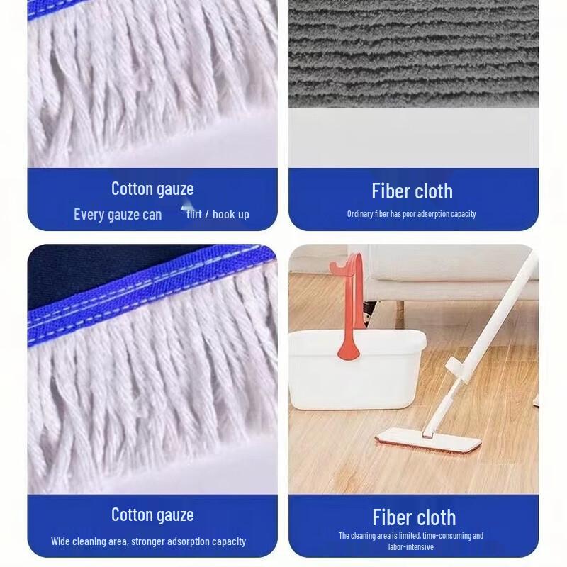Handun 110cm Extra Thick Replacement Mop Heads - 5 Pack