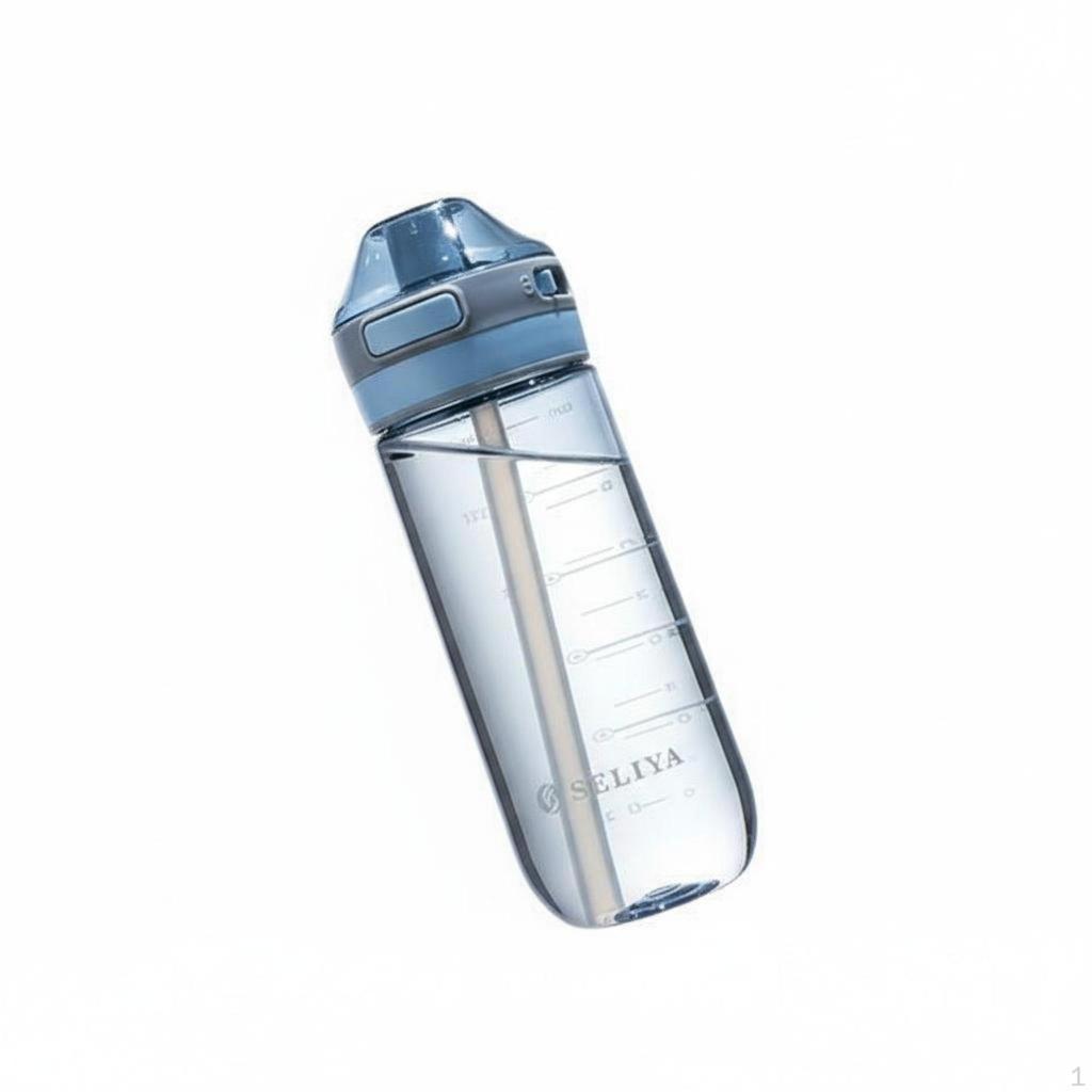 Water Bottle with Straw Large Capacity Cup DropResistant Portable Drink for
