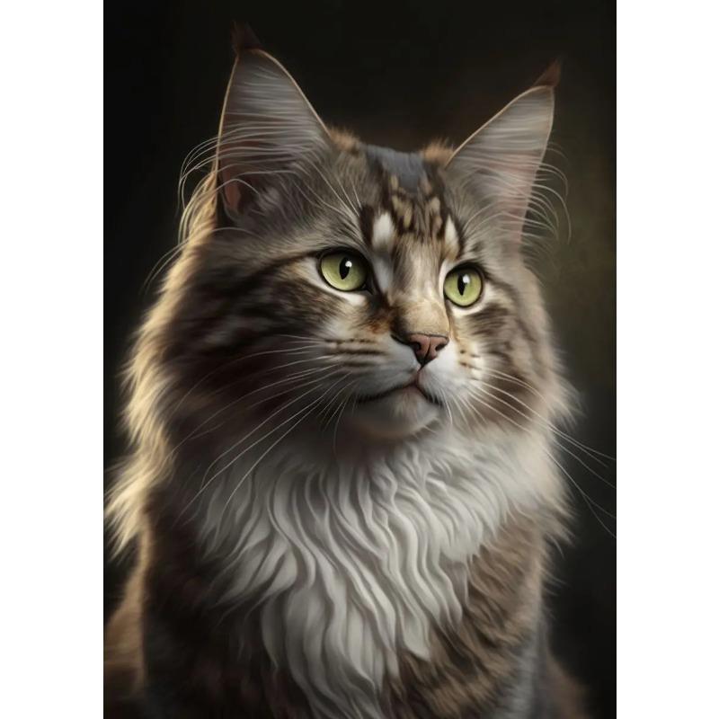 Postere și Printuri Moderne Abstracte cu Animale Leu Leopard Căprioară Pictură pe Pânză Artă de Perete Imagini cu Animale Sălbatice pentru Decorul Casei