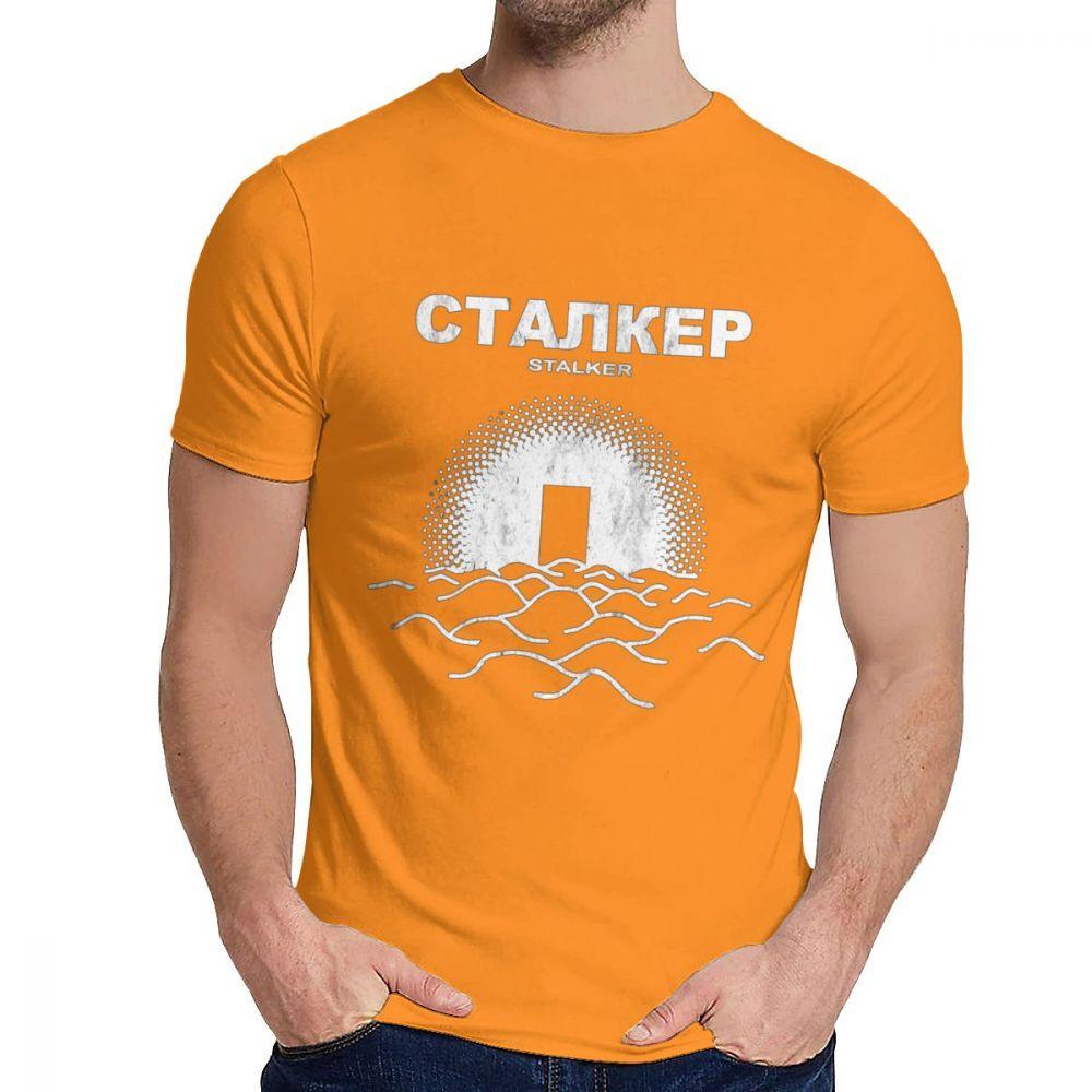 Unisex T-Shirt Stalker Slim Rundhals Retro T-Shirt
