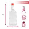 5X Butelka Fala 500 Ml + Zakrętka Na Bimber Wódkę Alkohol Domowy Ślub