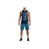 Under Armour Project Rock Training Sports Vest Men Tops Navy-Blue 1357185-408
