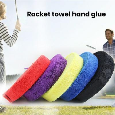 1 rull tennisrackethandduk 10m Super svettabsorberande förtjockad svetttejp Bra friktion Anti-halk Mjuk Stötsäker Badminton Tennisrackethandduk