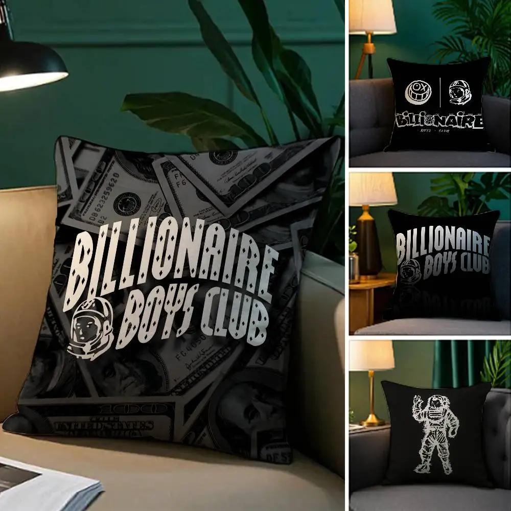 Fashionable Printing Billionaire Boys Club Pillow Case Comfort Sofa Bed Silky Elegant Invisible Zipper Decorative Cushion Cover