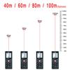 Digital Laser Distance Meter 40/60/80/100m Area Volume Pythagorean Measure Tool IP65 Protection Front and Rear Benchmark