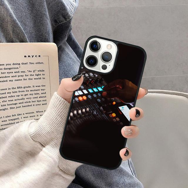 DJ Mixer Music Phone Case Cover for iPhone 17 Air 16 16e 15 13 14 11 12 Pro Max Plus  coque fundas Shell
