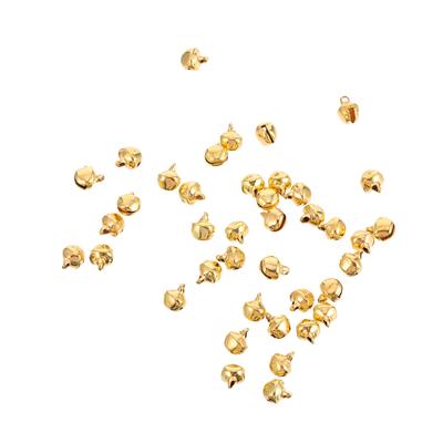 600Pcs Christmas Jingle Bells Mini Metal Bells 6mm for DIY Craft Jewelry Pendant Holiday Decoration Jewelry Accessory