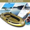 220V 2/3 Person Rowing Boats Summer Pool Water Sports Inflatable Boats PVC Water Floating Fishing River Boat Paddles Canoe Air Pump