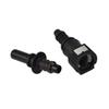 Gerade 9,89mm ID8 Auto Kraftstoff Linie Schlauch Rohr Koppler/Quick Release/Stecker SET