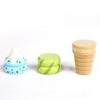 Kid Magnetic House Play Toy Wooden Chocolate Vanilla Strawberry Ice Cream Children Gift