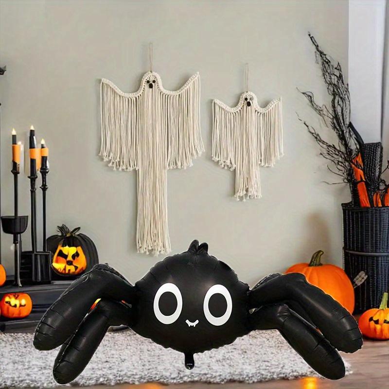 59-inch Halloween 4D Matte Large Spider Balloon, Aluminum Foil Balloons for Home Decoration,Prank Props, Indoor Theme Decoration