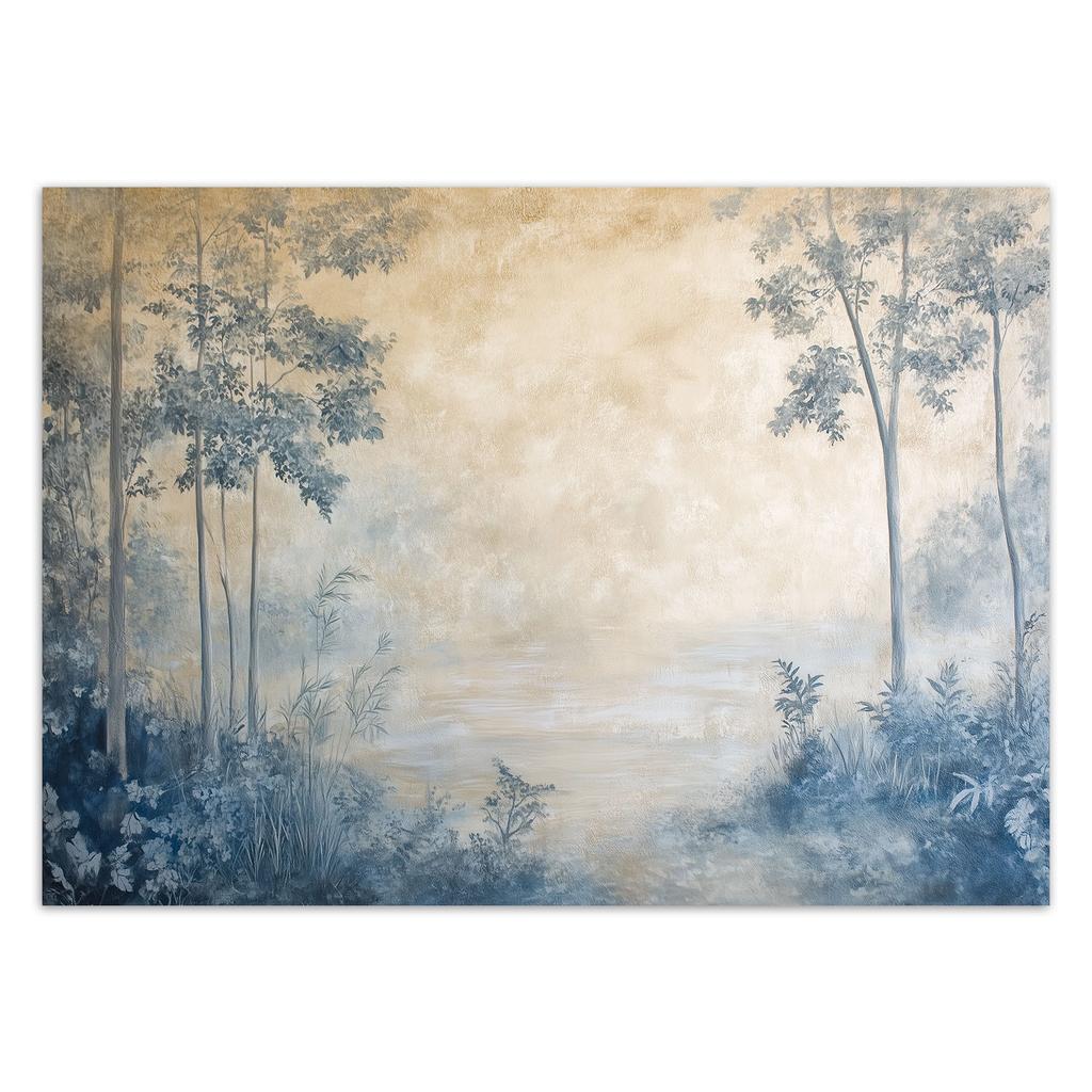 Wallpaper Forest In the Fog