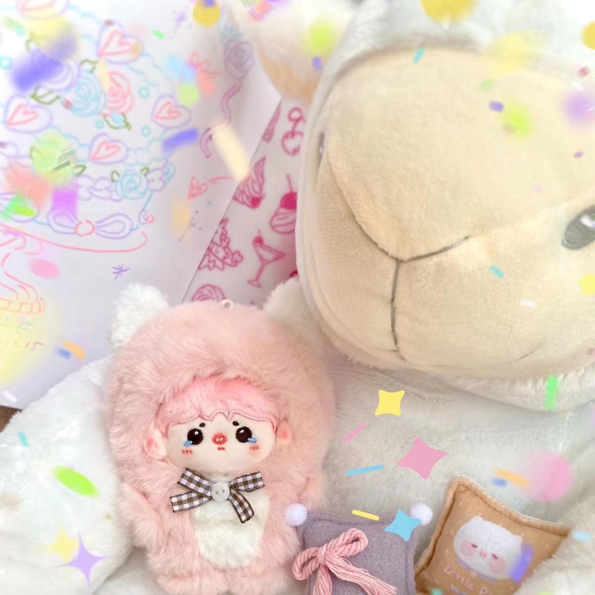 

Очаровательная одежда для кукол 10 см: Серия Мягкий и уютный с комбинезоном на шнурке - Бесплатная доставка 10cm